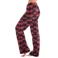 thumbnail image 3 of Zorvxlyn Halloween Women Fleece Pajamas Ghost Jack-O Bat Print Womens Pajama Pants Drawstring Elastic Waist Flannel Pajama Pants, 3 of 7