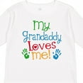 thumbnail image 4 of Inktastic My Grandaddy Loves Me Boys or Girls Long Sleeve Toddler T-Shirt, 4 of 5