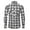 Black, variant on IROINNID Long Sleeve Shirts for Men Casual New Plaid Shirt Youth Shirts Coat Turndown Collar Blouse & Shirt,Wine