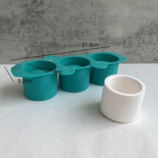 Moldes de silicona para maceta de hormigón, moldes de cemento, molde para maceta de plantas suculentas, moldes para macetas de hormigón, yeso de aromaterapia Diy Tan Jianjun unisex