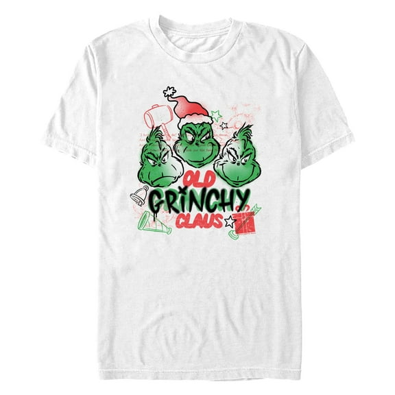 Men's Dr. Seuss Old Grinchy Claus Graphic T-Shirt