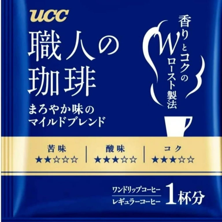 UCC Artisan Drip Coffee Mild Blend 100 Packs Premium