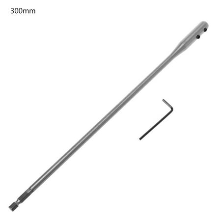 

150/300mm Fit For Flat Drill Bit Deep Hole Shaft Hex Extention Holder Connect Rod Tools