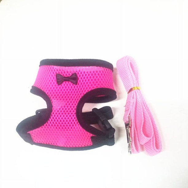 Chaleco para mascotas, transpirable, para perros y gatos, con diseño de pollo y pato, de malla de moda, para el pecho y la espalda de las mascotas, con lazo y tracción adicional