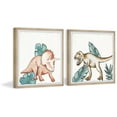 thumbnail image 2 of Marmont Hill Printed Dinosaurs Framed Art Prints, Set of 2, 2 of 6