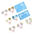 thumbnail image 6 of 7styles/set Face Paint Stencil, 13pcs Beautiful Ace Makeup Template, Durable For Face Woman Body Painting Personal Person, 6 of 7