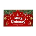thumbnail image 2 of Christmas Garage Door Decoration Merry Christmas Garage Door Banner Cover Large Christmas Background Decoration Christmas Tree Outdoor Indoor Background Flags_ Banners & Accessories Easy To Use, 2 of 5