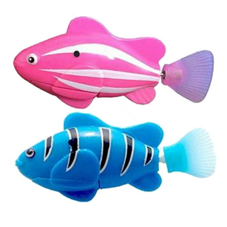 Fosa Kids Fish Toy,Cute Electronic Battery Powered Swimming Fish Toy ...