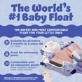 thumbnail image 2 of Mambobaby Baby Pool Float with 3D Canopy- Purple, 2 of 8