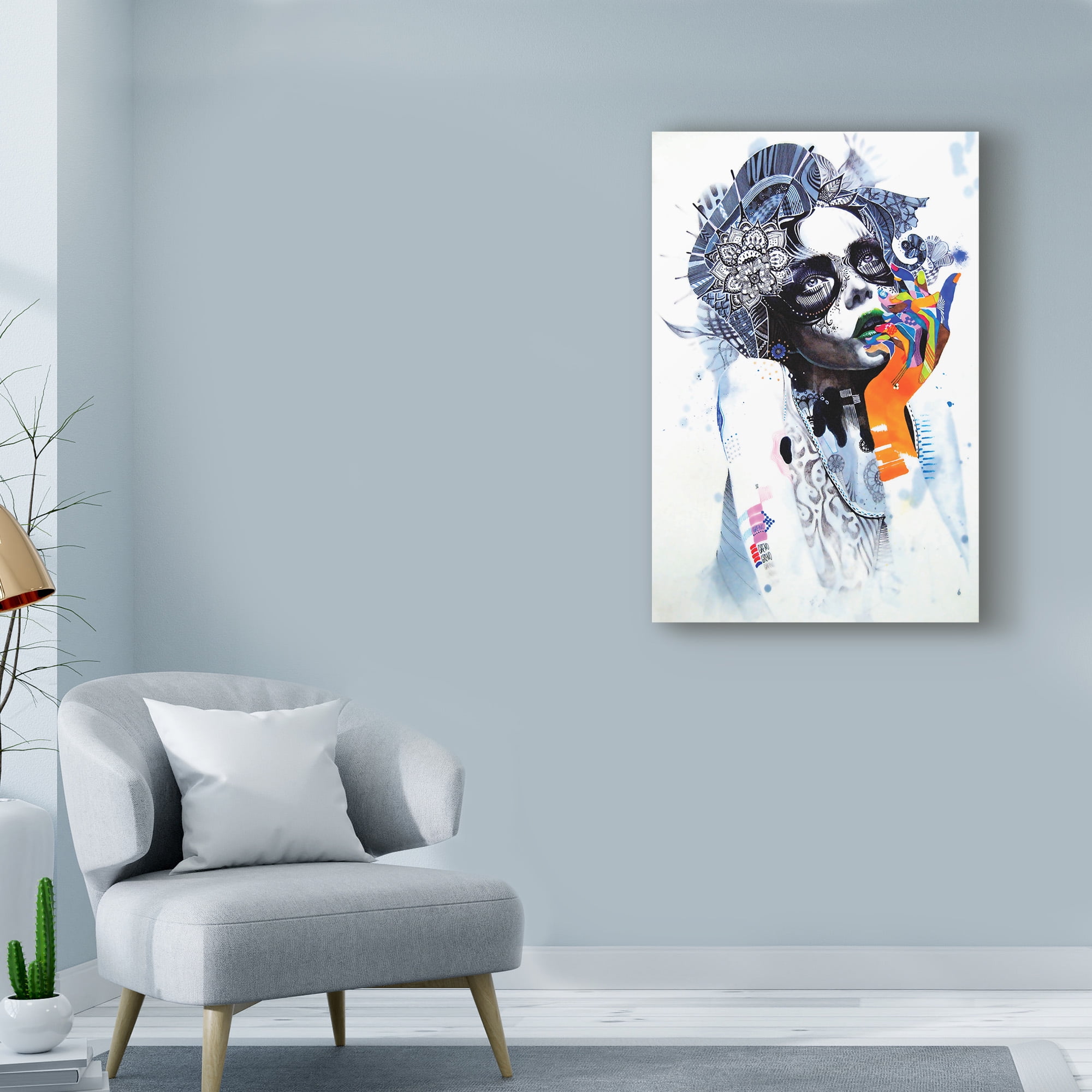 Trademark Fine Art 'The Dream Portrait' Canvas Art by Minjae