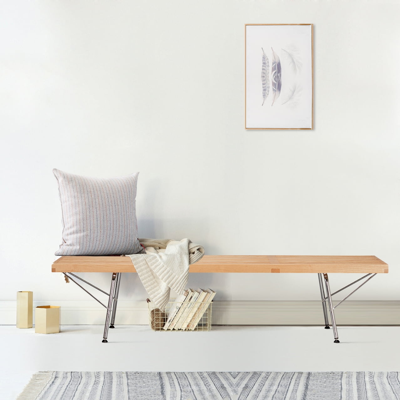 Edgemod Slat 5' Bench in Natural