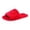 Red Slippers, variant on Women Embossed Heart Solid Fluffy Slide Slippers, Fashion Casual Soft Flat Warm Winter Indoor House Sandals, Trendy Daily Comfort Open Toe Ladies Home Shoes Red 36-37