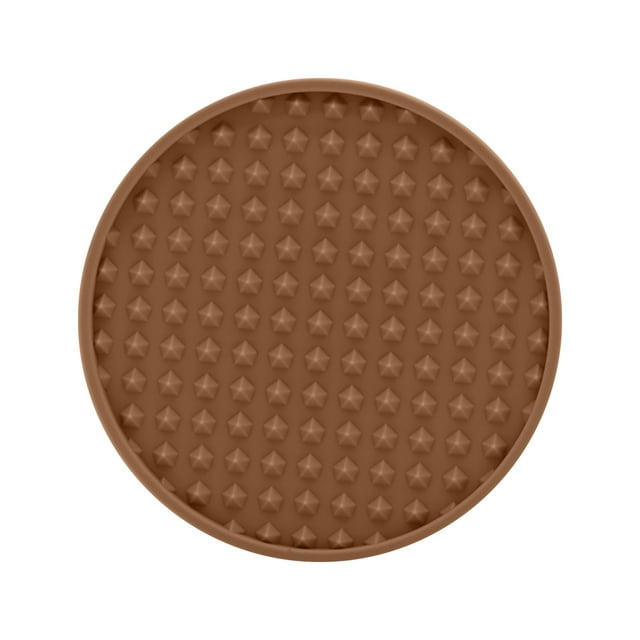 TIMIFIS Small Coaster 6Pc Cup Mat for Drinks, Drink Cup Mat, Cup Mat with Grooved Design, Non-Slip Base, Cup Mat for Coffee Table Kitchen Gadgets