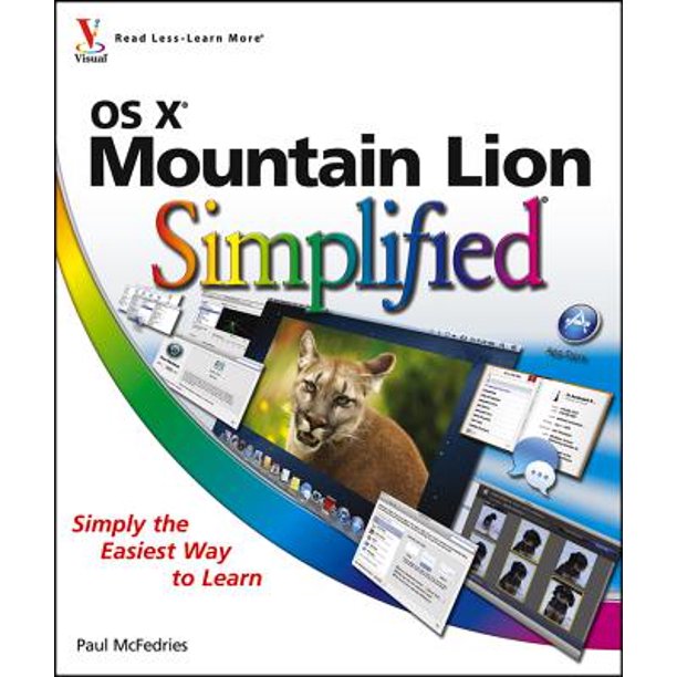 Os X Mountain Lion Simplified Walmart Com Walmart Com