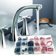 thumbnail image 4 of 141-Piece Faucet Washer Assortment Kit 18 Different Assorted Sizes O-ring Seal Silicone Gaskets, 4 of 8