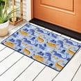 thumbnail image 3 of XMXT Indoor Area Rug Mat, Blue Cute Dinosaur Non-Slip Polyester Bedroom Rugs for Living Room Home Decor, 36 x 24 inches, 3 of 9