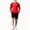 Red, variant on Soccer Goalie Jersey and Knee Padded Shorts Set for Boys,Long Sleeve Goalie Uniform Kit for Kids and Youth Green