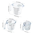 thumbnail image 4 of 3Pcs Measuring Cups Set Plastic Graduated Measuring Cup Liquid Container Epoxy Resin Silicone Making Tool Transparent Mixing Cup, 4 of 9