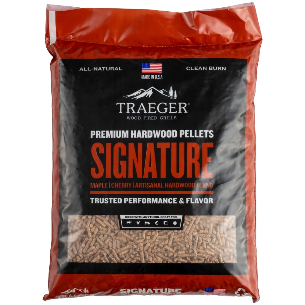 Traeger Hardwood BBQ Pellets, 20lbs, Multiple Flavors