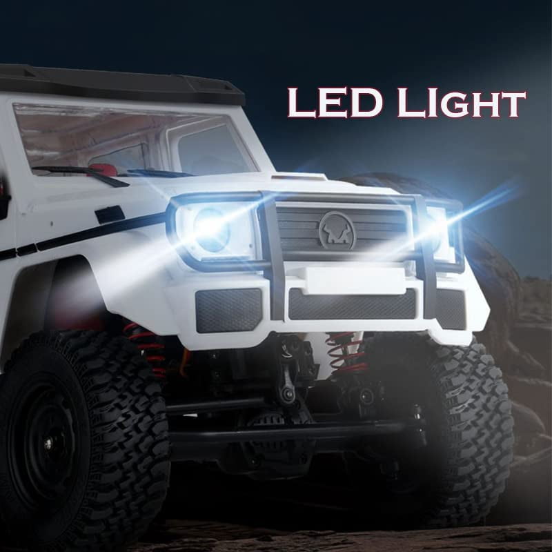 FMT R/C MN-86S | Upgrade Version 4WD 1/12 2.4G Remote Control Big G500 RC Car Rock Crawler Climbing Off Road Truck w/Headlight RTR MN86S 0