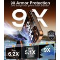 thumbnail image 3 of Protector de pantalla BossKiss para iPhone 17 Pro Max de 6,9" 9H+ - 2 unidades, 3 of 8