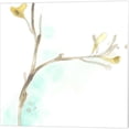 thumbnail image 4 of Metaverse June Erica Vess 'Teal and Ochre Ginko' Canvas Art (Set of 3), 4 of 5
