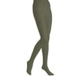 thumbnail image 1 of EMEM Apparel Women's Ladies Plus Size Queen Opaque Footed Tights Fashion Hosiery Stockings Ivory 1X, 1 of 5