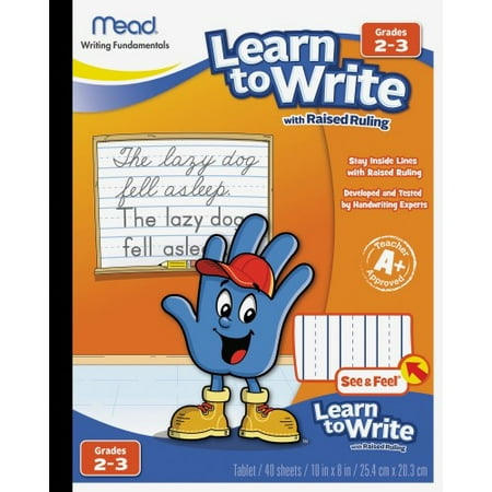 

2Pc Mead Raised Ruling Dotted Line Writing Tablet (48556)