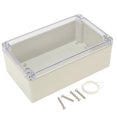 thumbnail image 1 of Unique Bargains 7.9' x 4.7' x 2.9' ABS Junction Box Universal Project Gray w PC Cover, 1 of 1