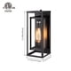 thumbnail image 3 of Aplique de Pared Exterior mirrea 14" Negro Mate Impermeable Pack 2, 3 of 8