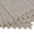 thumbnail image 4 of 25pack 24 x 24in Thick Wood Grain Floor Mats Foam Interlocking Flooring Mats Tiles, 4 of 26
