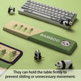 thumbnail image 2 of Reposamuñecas Para Teclado Panda Bambú Verde Espuma Viscoelástica Antideslizante Teclado Protector Almohadilla Para Muñeca Soporte Cojín Para Teclado Portátil Escritorio Moyic EL011624-00, 2 of 5