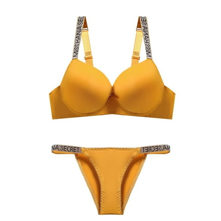 Women s Rhinestone Strap Minimizer Bra and Panty Set - Nylon Comfort  Adjustable Straps  Sexy Design for Daily Wear