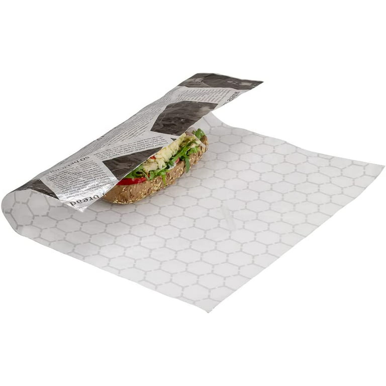 Foil Lux Newsprint Aluminum Sandwich Wrap Sheet - Insulated - 14 inch x 16 inch - 500 Count Box, Other