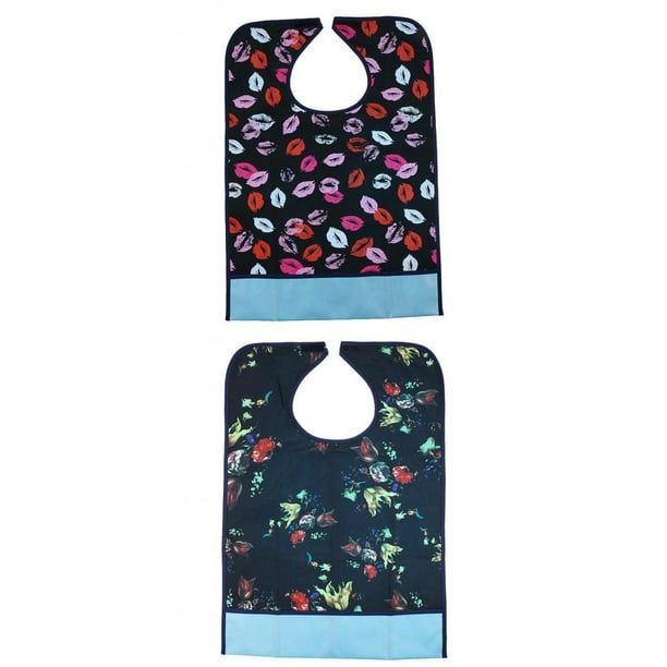 2 Uds., Impermeable, a , Babero para Adultos, de Ropa, Delantal de para Discapacitados 02