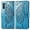 Blue, variant on Compatible with Samsung Galaxy Note 10 Wallet Case for Women, Leather Flip Folio with Kickstand Magnetic and Card Holder Protective Case for Samsung Galaxy Note 10 Butterfly Pink SD