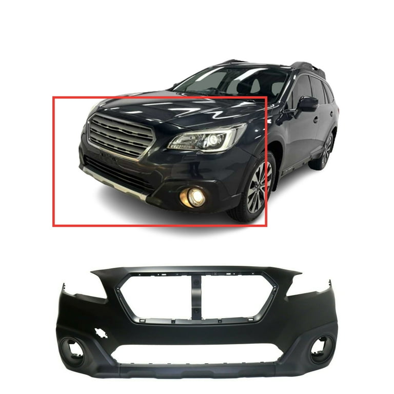 Front Bumper Cover for 2015 2017 Subaru Outback 2.5i 3.6R