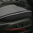thumbnail image 3 of EKR Custom Fit Malibu Car Seat Covers for Chevy Malibu LT,LS 2013 2014 2015-Breathable Leatherette Auto Seat Covers ( Full Set,Black/Gray), 3 of 6