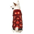 thumbnail image 1 of Lsque Motif Boules Rouges de Noël Petit Chien Chandail à Capuche Gris pour Animaux de Compagnie Chandail à Capuche en Polaire Douce avec Poche Automne Hiver Pulls pour Chiots Chats Vêtements Chauds-Grande Taille, 1 of 7
