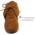 thumbnail image 3 of Minnetonka Women's Classic Fringe Boot,Hardsole Brown,6.5 M US, 3 of 6