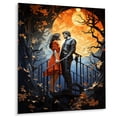 thumbnail image 2 of Designart "Romantic Couple Under the Sky I" Fashion Woman Metal Art Living Room, 2 of 5