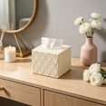 thumbnail image 7 of Msgweeeg Tissue Box Holder 1pcs Tissue Box Holders tissue storage box household or car office toilet paper storage box Multi purpose storage box Desktop Refillable Tissue Holders, 7 of 7