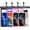Black+Clear+Purple+Magenta, variant on Large Waterproof Cell Phone Pouch - 4 Pack Underwater Clear Cellphone Holder Protector - Universal Water Proof Dry Bag Case with Neck Lanyard for Samsung Galaxy Note 20 for Beach Swimming Pool
