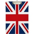 thumbnail image 2 of FMSHPON England British Flag London Clipboard Hardboard Wood Nursing Clip Board and Pull for Standard A4 Letter 13x9 inches, 2 of 8