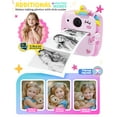 thumbnail image 7 of Prysyed Upgrade Kids Camera Instant Print, Christmas Birthday Gifts for Kids Age 3-9, 1080P Toddler Digital Camera, Pink, 7 of 7