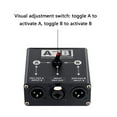 thumbnail image 4 of Metal Sound Switcher 2 Input Single Output Noiseless Signals Routing Balanced Connection, 4 of 8