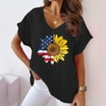 thumbnail image 2 of Birdeem T-Shirts à Col en V pour Femmes Mode Confortable Blouses Féminines Hauts, 2 of 6