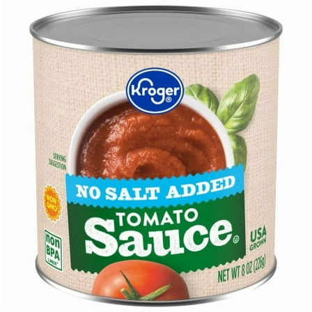 KR No Salt Added Tomato Sauce 8 oz.