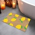 thumbnail image 5 of JoyMoreHome Halloween Lemon Decorative Doormats, 19.7x31.5 Inch, Decorative Burlap Welcome Floor Mat, for Indoor Outdoor Kitchen Bathroom Porch Enterway Mat, 5 of 6