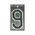thumbnail image 1 of XP034037 JOY APPLIQUE LETTER IRON ON VARSITY 3 BLACK 9, 1 of 1